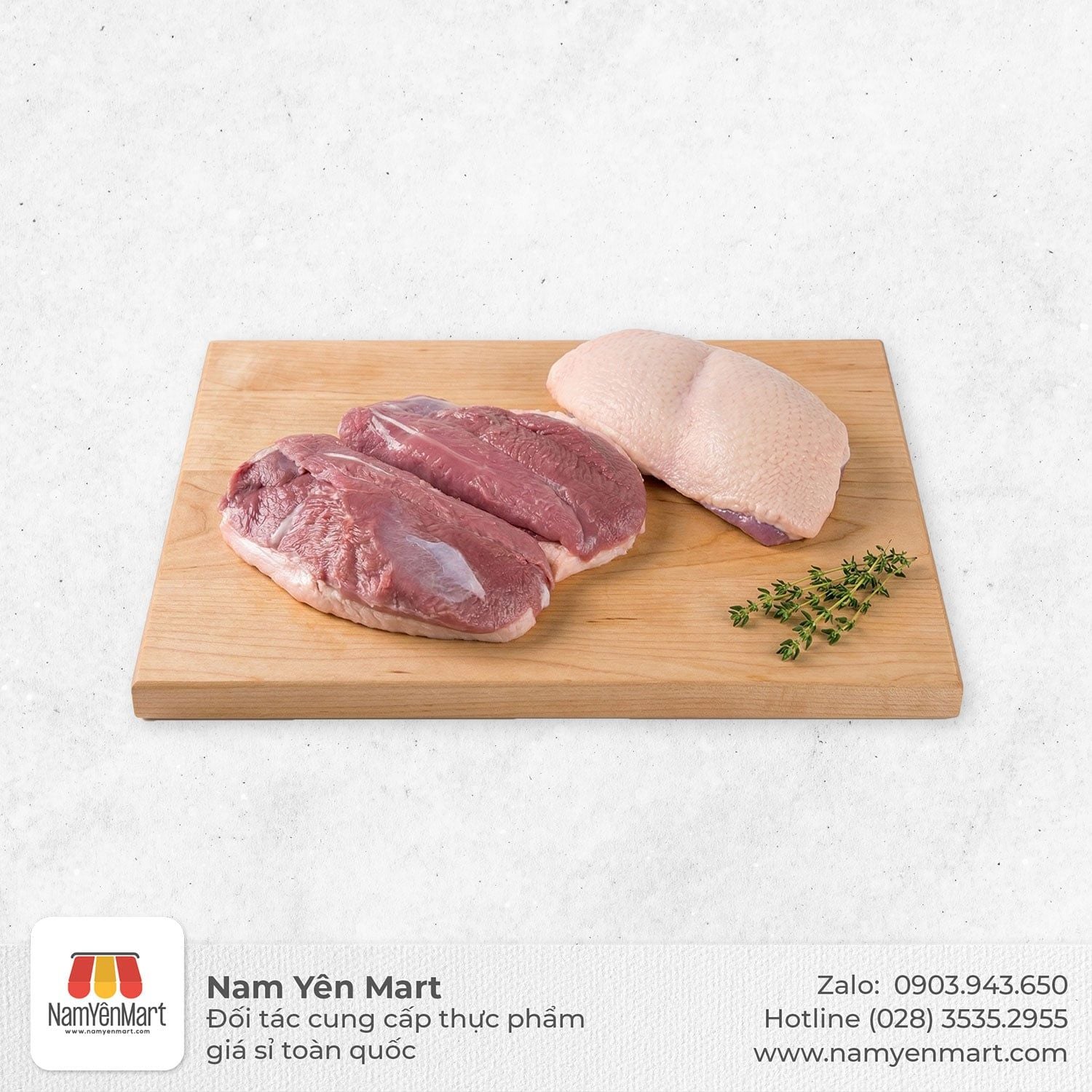  Thịt vịt tươi phi lê (Giá 1 Kg) 
