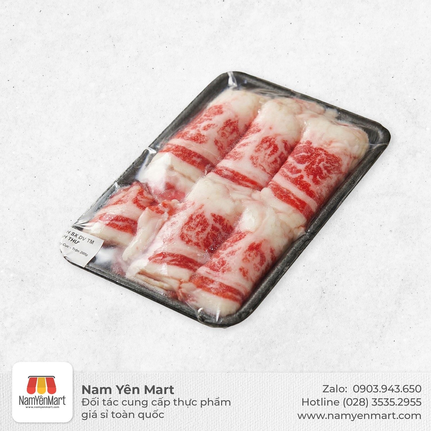  Ba rọi bò Mỹ cuộn tròn (200g) 