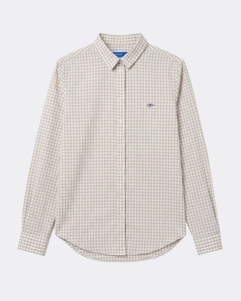 Áo The A Classic Shirt - Light Brown Gingham