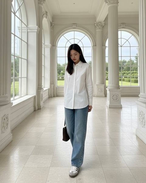 Áo Standard Lux Shirt - Ivory White