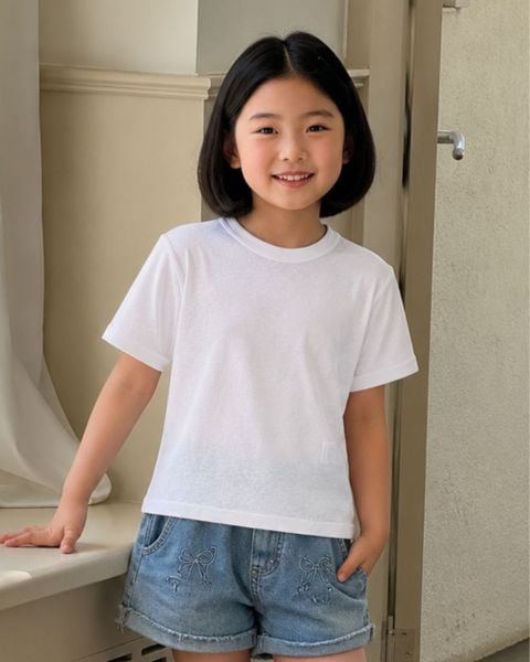 Áo BlueKid Paper T - White