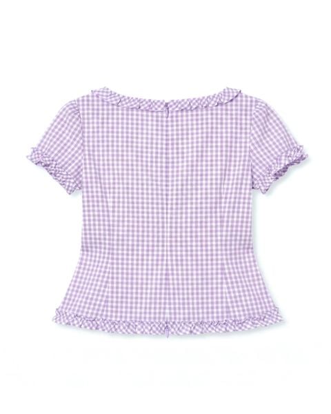 Áo Jasmine Top - Lilac Gingham