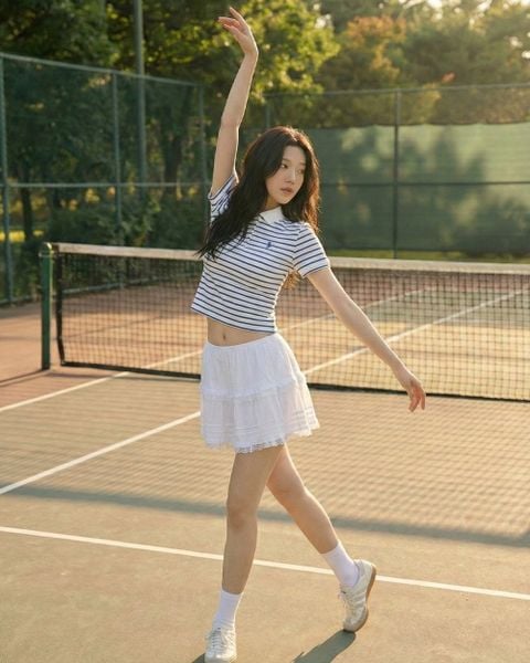 Váy Blush Kiss Skirt - White Cotton