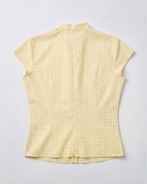Áo Jade Top - Yellow Gingham