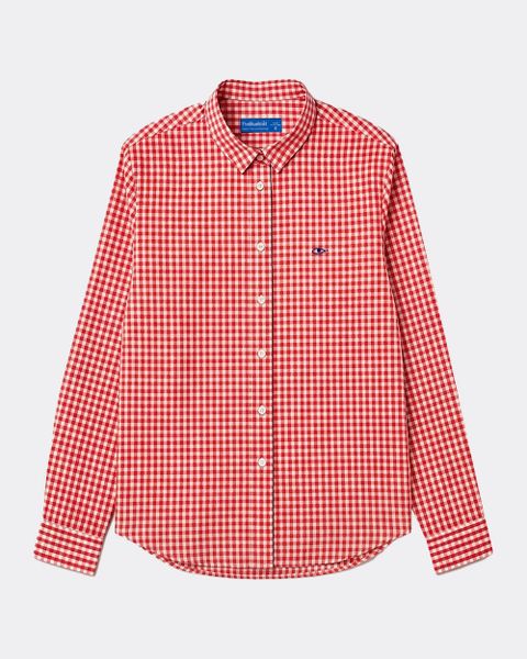 Áo The A Classic Shirt - Red No.2 Gingham