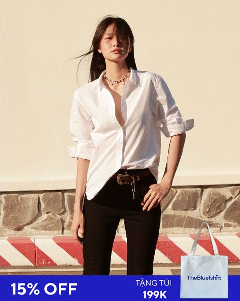 Áo The A Classic Shirt - White 140