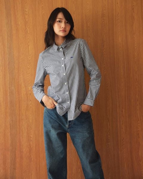 Áo The A Classic Shirt - Navy Gingham