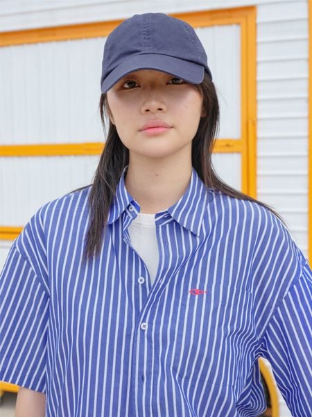 Áo Short Sleeve Big Shirt - Unisex Classic Blue Stripe