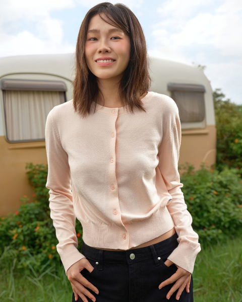 Áo The Cardigan - Pink Rose