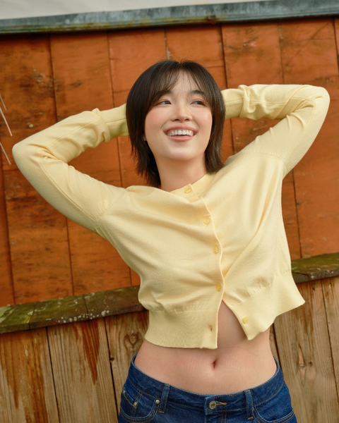 Áo The Cardigan - Yellow