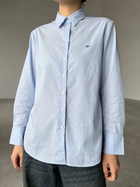 Áo Daily Shirt - Micro Blue Stripe
