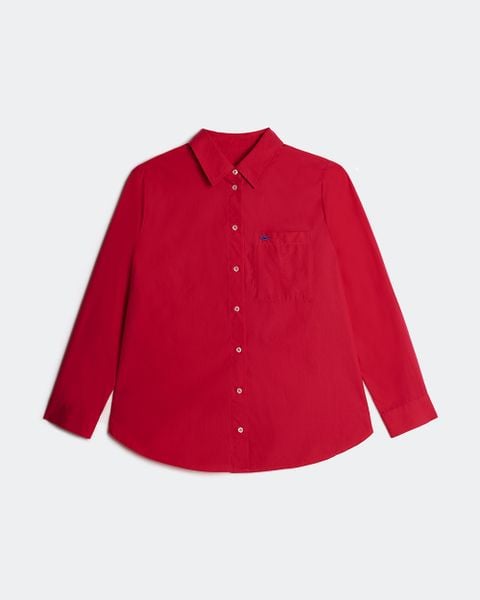 Áo New Pocket Oversize Shirt - Red