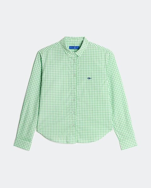 Áo Ultimate Classic Shirt - Pearl Green Gingham