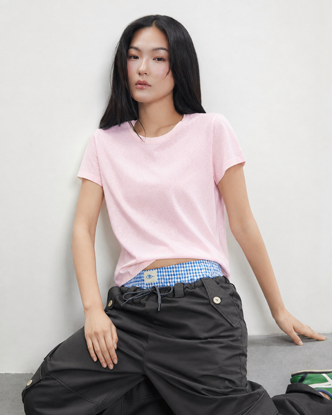 Áo Paper Boxy T - Pink