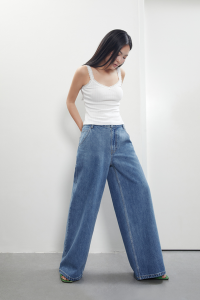 Quần French Girl Jeans - Light Blue