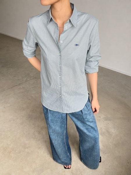 Áo Daily Shirt - Pine Green Micro Gingham