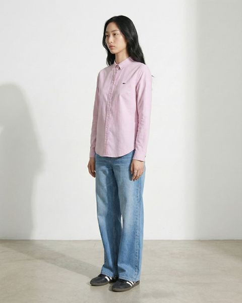 Áo The A Classic Shirt - Pink Oxford