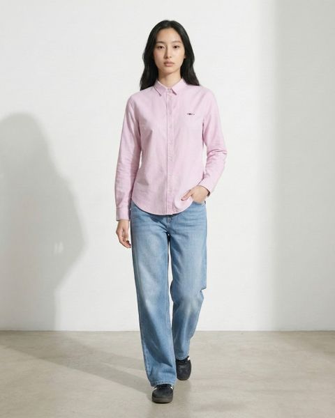 Áo The A Classic Shirt - Pink Oxford