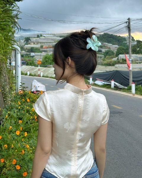 Áo Cánh Lụa Tơ Tằm - Ngọc Viễn Đông