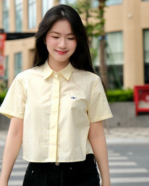 Áo BlueMade Boxy Shirt - Yellow Gingham