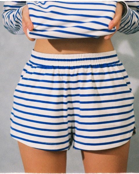 Quần Sporty Shorts - Signature Blue Stripe