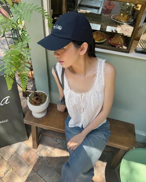 Áo Flora Top - White Cotton Lace