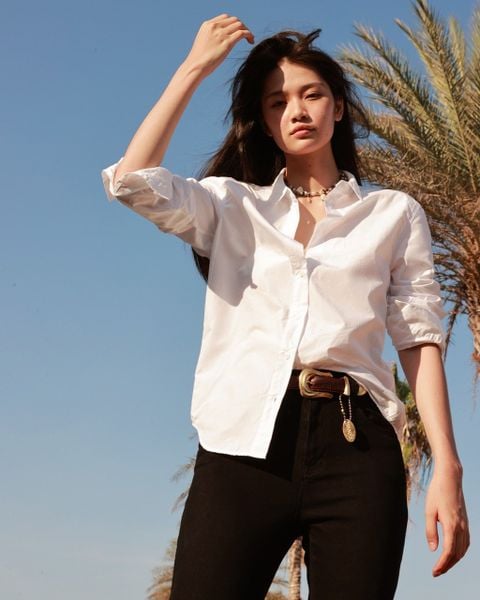 Áo The A Classic Shirt - White 140