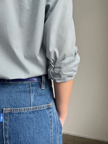 Áo Daily Shirt - Pine Green Micro Gingham