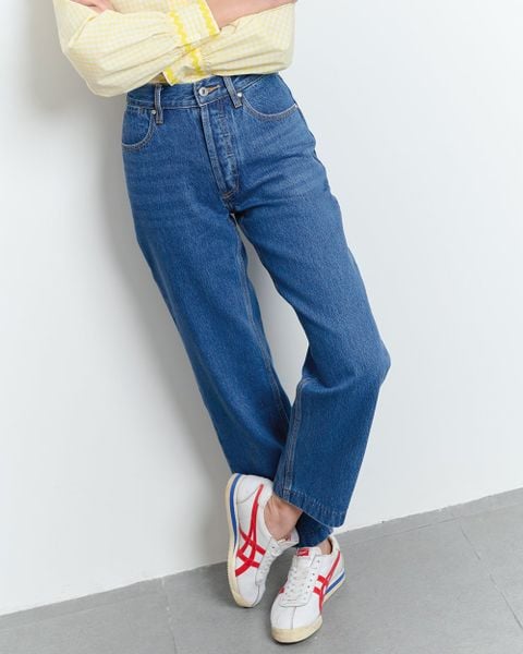 Quần Dad Jeans - Blue Adventure