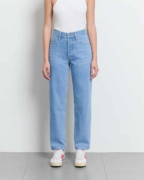 Quần Dad Jeans - Mill Blue