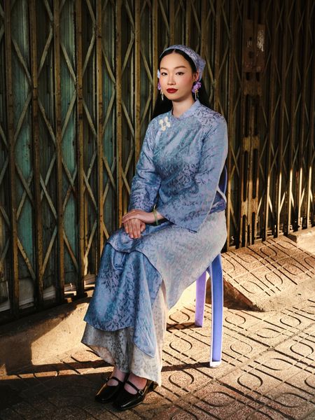 Quần Tơ Tằm Phương Nam - Xám Vân Huyền