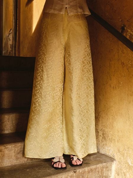 Quần Tơ Tằm Phương Nam - Vàng Ánh Minh