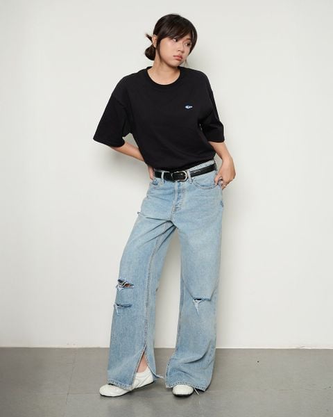 Quần Friends Slit Jeans - Light Blue