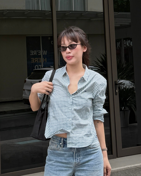 Áo Ultimate Classic Shirt - Pine Green Gingham