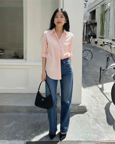 Áo New Pocket Oversize Shirt - SunRose Kiss