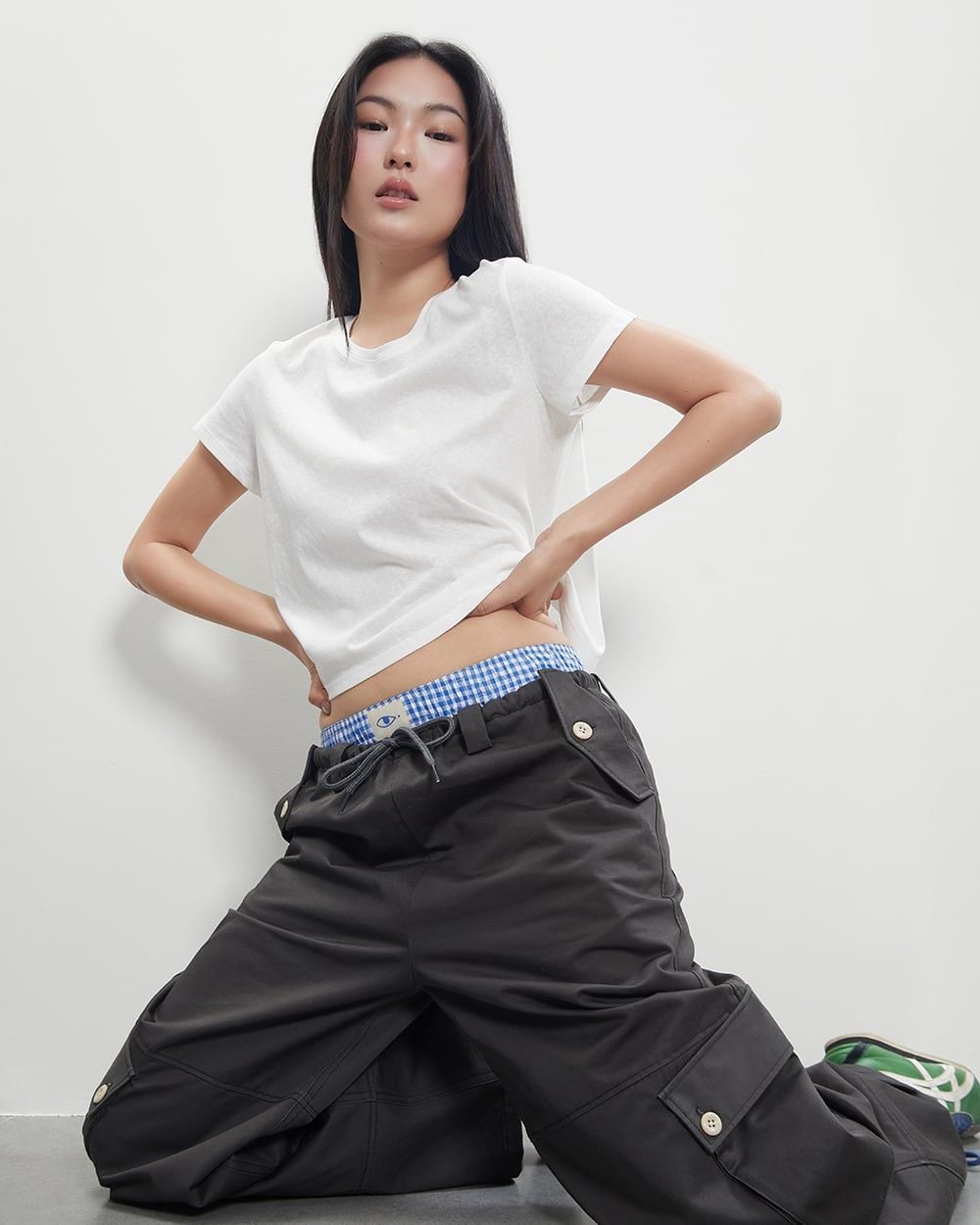 Áo Paper Boxy T - White