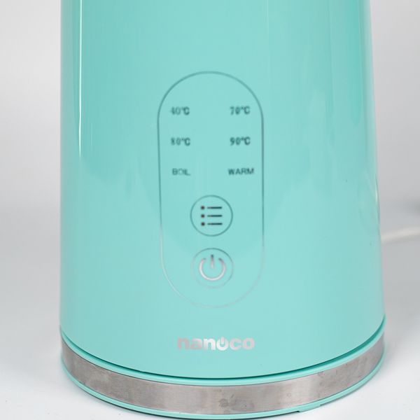 Bình đun siêu tốc cảm ứng Nanoco NKT1791G 1.7L – Inox 304, giữ ấm 4 mức