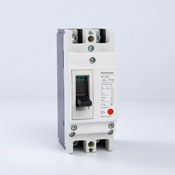 Cầu dao MCCB SF Panasonic 2P 250AF 10-100A BBSF