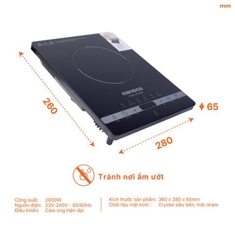 Bếp hồng ngoại đơn Nanoco NICL665