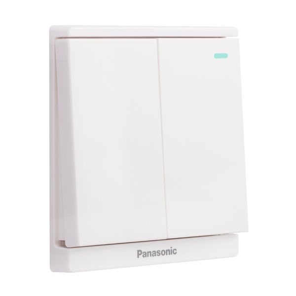 Bộ 2 công tắc C 2 chiều có chỉ báo dạ quang Panasonic WMF514