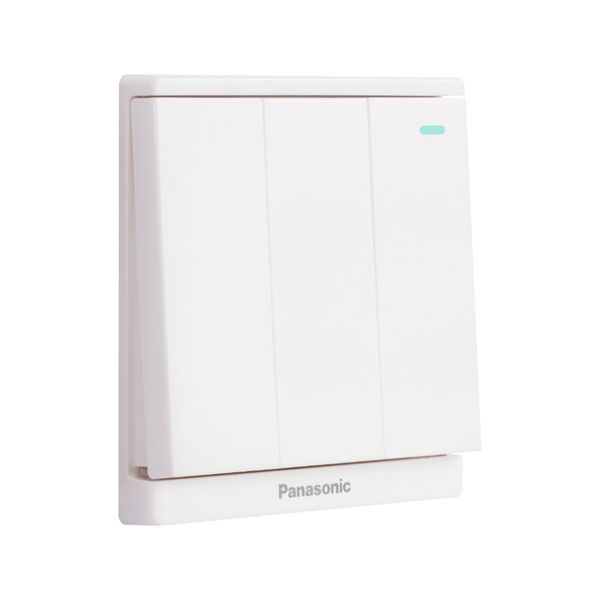 Bộ 3 công tắc C 2 chiều có chỉ báo dạ quang Full Color Panasonic WMF516