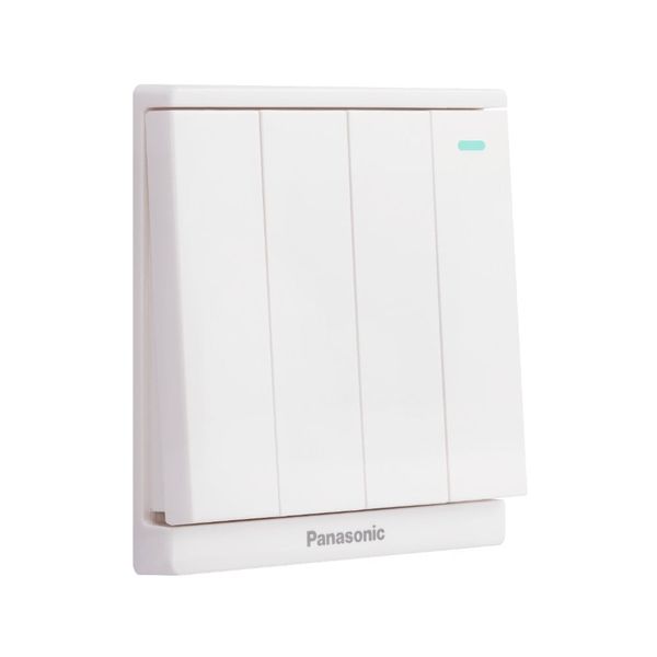 Bộ 4 công tắc C 2 chiều có chỉ báo dạ quang Full Color Panasonic WMF518