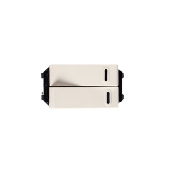 Công tắc đôi Panasonic WEV502107SW 1 chiều cỡ nhỏ bắt vít