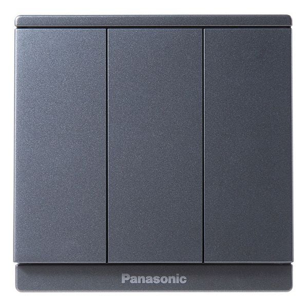 Bộ 3 công tắc C 2 chiều Full Color Panasonic WMF506 Ánh Kim