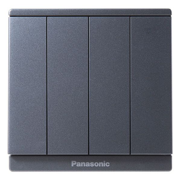 Bộ 4 công tắc B 1 chiều Full Color Panasonic WMF507 Ánh Kim
