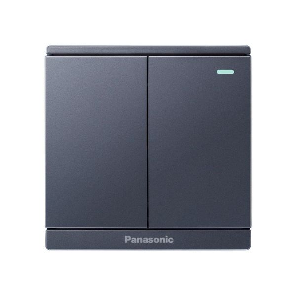 Bộ 2 công tắc C 2 chiều có chỉ báo dạ quang Panasonic WMF514 Ánh Kim