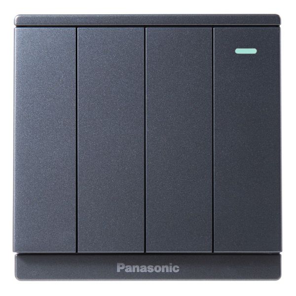 Bộ 4 công tắc C 2 chiều có chỉ báo dạ quang Full Color Panasonic WMF518 Ánh Kim