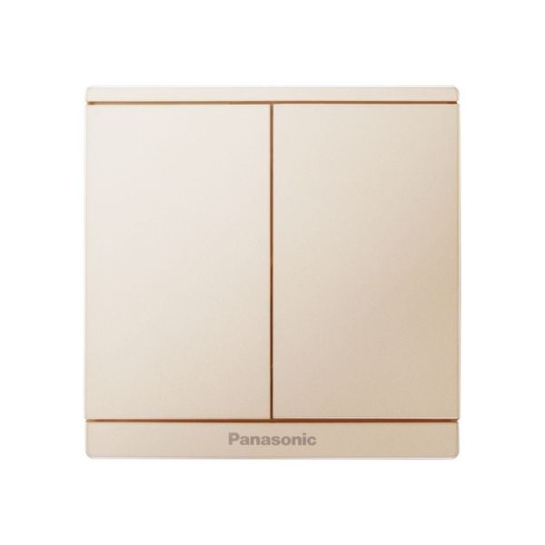 Bộ 2 công tắc E đảo chiều Panasonic WMF596 Ánh Kim