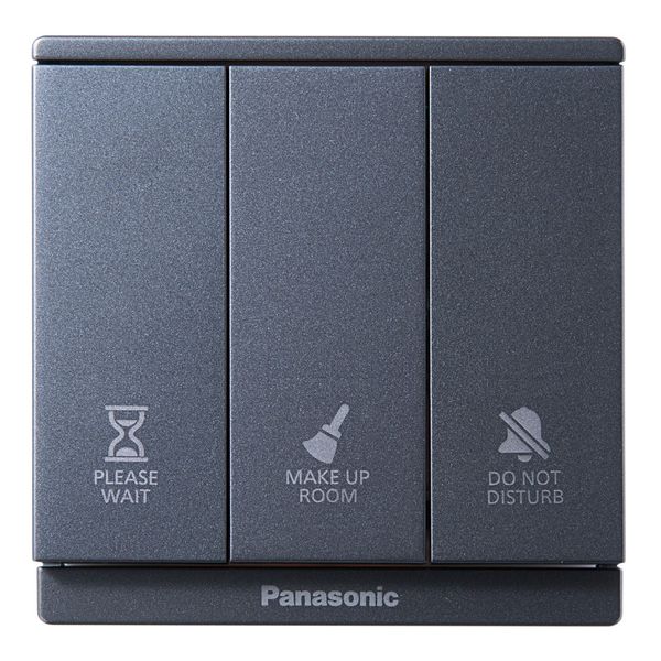 Công tắc khách sạn đèn báo Không làm phiền Dọn phòng Vui lòng đợi Panasonic WMF984 Ánh Kim