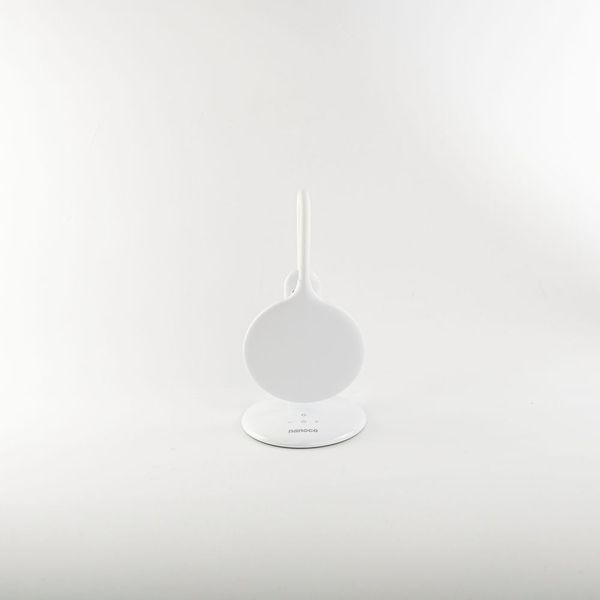 Đèn bàn LED Nanoco NDKR478 8W trắng có đồng hồ chỉnh độ sáng